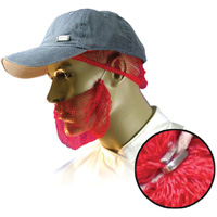Disposable Beard Nets, Polypropylene, Red Oxford Builders Supplies Inc