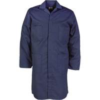 Sarrau de laboratoire, Poly-coton, 32, Bleu marine Oxford Builders Supplies Inc