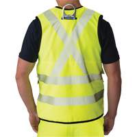 Veste antid&eacute;chirure pour arpenteur, Jaune lime haute visibilit&eacute;, Petit, Polyester Oxford Builders Supplies Inc
