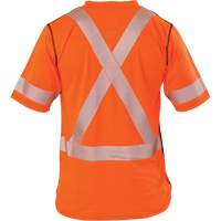 T-shirt &agrave; manches courtes haute visibilit&eacute; Polartec Power Grid, Polyester, Petit, Orange Oxford Builders Supplies Inc