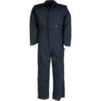 Deluxe Coveralls with Zipper, Men's, Navy Blue, Size 36 Oxford Builders Supplies Inc
