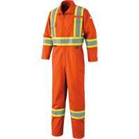 7705 FR-Tech&reg; High Visibility Coveralls, Size 36, Orange Oxford Builders Supplies Inc