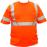 High Visibility Short-Sleeved Shirt, Cotton, 2X-Large, High Visibility Orange Oxford Builders Supplies Inc