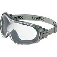 Lunettes de s&eacute;curit&eacute; &agrave; coques Uvex HydroShield Stealth OTG, Lentille Transparent, Antibu&eacute;e/Anti-&eacute;gratignures, Ventilation Indirecte Oxford Builders Supplies Inc