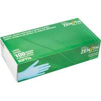 Puncture-Resistant Medical-Grade Disposable Gloves, Large, Nitrile, 4.5-mil, Powder-Free, Blue, Class 2 Oxford Builders Supplies Inc