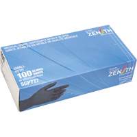 Puncture-Resistant Medical-Grade Disposable Gloves, Small, Nitrile, 5-mil, Powder-Free, Black, Class 2 Oxford Builders Supplies Inc