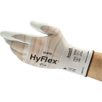 Hyflex&reg; 11-812 Gloves, 6, Foam Nitrile Coating, 18 Gauge, Nylon/Spandex Shell Oxford Builders Supplies Inc