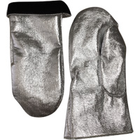 Mitaine de soudage r&eacute;sistant &agrave; la chaleur, Carbone aluminis&eacute;/Cuir, Taille unique, Prot&egrave;ge jusqu'&agrave; 800° F (426.66° C) Oxford Builders Supplies Inc
