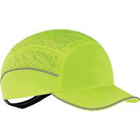 Skullerz&reg; 8955 Lightweight Bump Cap Hat, High Visibility Lime Green Oxford Builders Supplies Inc