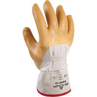 Wrinkle Finish Coated Glove, 10/Large, Rubber Latex Coating, Cotton Shell Oxford Builders Supplies Inc