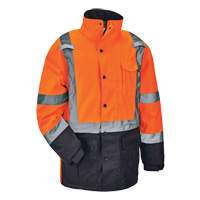 GloWear&reg; 8384 Type R Thermal Parka, High Visibility Orange, Large Oxford Builders Supplies Inc