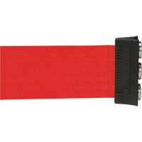 Magnetic Tape Cassette for Build-Your-Own Crowd Control Barrier, 12', Red Tape Oxford Builders Supplies Inc