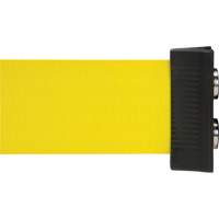 Barri&egrave;re &agrave; fixation murale avec ruban magn&eacute;tique, Acier, Fixation par vis, 7', Ruban Jaune Oxford Builders Supplies Inc