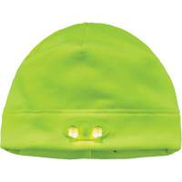 N-Ferno&reg; Skull Cap Beanie Hat with LED Lights, One Size, High-Visibility Lime Green Oxford Builders Supplies Inc