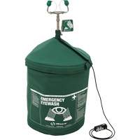 Portable Tempered Emergency Eyewash, Pressurized, 15 gal. Capacity, Meets ANSI Z358.1 Oxford Builders Supplies Inc