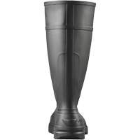 Slip Resistant Boots, Rubber, Steel Toe, Size 9 Oxford Builders Supplies Inc