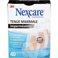 Nexcare Max-Hold Waterproof Bandages, Assorted, Plastic, Sterile Oxford Builders Supplies Inc