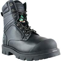 Boomerang Work Boots, Leather, Steel Toe, Size 7, Impermeable Oxford Builders Supplies Inc