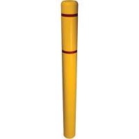 Couvre-bollard, 6" dia. x 52" l, Jaune Oxford Builders Supplies Inc