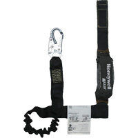 Longe avec amortisseur de choc r&eacute;sistante &agrave; l'arc &eacute;lectrique Miller, 6', Point d'ancrage &agrave; Mousqueton verrouillable, Mousqueton verrouillable aux jambes, Kevlar Oxford Builders Supplies Inc