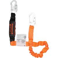 Longe armortisseur de choc Titan, 6', Point d'ancrage &agrave; Mousqueton verrouillable, Mousqueton verrouillable aux jambes, Polyester Oxford Builders Supplies Inc