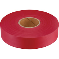 Empire Flagging Tape, 1" W x 600' L, Fluorescent Red Oxford Builders Supplies Inc
