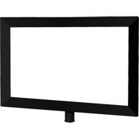 Porte-enseigne horizontal robuste pour montant classique, Noir Oxford Builders Supplies Inc
