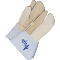 One-Finger Leather Mitts, Grain Cowhide, Size 9 Oxford Builders Supplies Inc