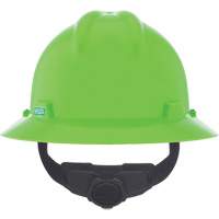 Casque de s&eacute;curit&eacute; &agrave; fente et bordure compl&egrave;te V-Gard, R&eacute;pond aux normes CSA type 1, Suspension Rochet, Non ventil&eacute; Oxford Builders Supplies Inc