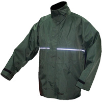 Journeyman Waterproof Jacket, Nylon, Medium, Green Oxford Builders Supplies Inc