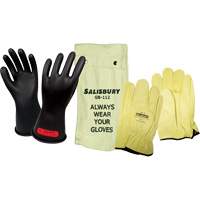Salisbury  Electrical-Insulating Glove Kit, ASTM Class 0, Size 9, 11" L Oxford Builders Supplies Inc