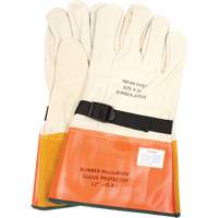 Gants de protection en cuir avec sangle, Taille 8, 12" lo Oxford Builders Supplies Inc