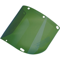 Dynamic Formed Faceshield, Polycarbonate, Green Tint Oxford Builders Supplies Inc
