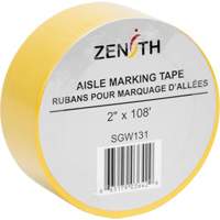 Ruban pour marquage d'all&eacute;es, 2" x 108', PVC, Jaune Oxford Builders Supplies Inc