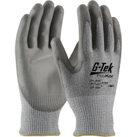 Gants r&eacute;sistants aux coupures G-Tek PolyKor, Taille Petit, Calibre 13, Rev&ecirc;tement Polyur&eacute;thane, Enveloppe en Poly&eacute;thyl&egrave;ne, ASTM ANSI niveau A4/EN 388 niveau 5/EN 388 niveau D Oxford Builders Supplies Inc