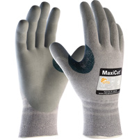 Gants r&eacute;sistants aux coupures en tricot sans coutures ATG MaxiCut 5, Taille T-petit, Calibre 13, Rev&ecirc;tement Mousse de nitrile, Enveloppe en Dyneema/Nylon, ASTM ANSI niveau A4/EN 388 niveau 4/EN 388 niveau C Oxford Builders Supplies Inc