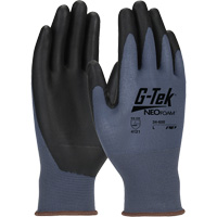 Gants en tricot sans coutures enduits G-Tek NeoFoam, T-petit, R&ecirc;vetement Polyur&eacute;thane, Calibre 15, Enveloppe en Nylon Oxford Builders Supplies Inc