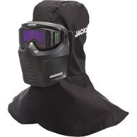 Rebel ADF Welding Mask, 3.5" L x 1.3" W View Area, 3/5-12 Shade Range, Black Oxford Builders Supplies Inc