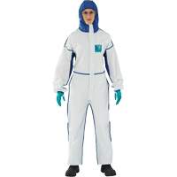 Combinaisons 3 pi&egrave;ces 1800 AlphaTec confortable, Grand, Bleu/Blanc, Microporeux/SMS Oxford Builders Supplies Inc