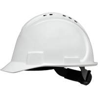 Casque de s&eacute;curit&eacute; &agrave; bordure courte North, R&eacute;pond aux normes CSA type 1, Suspension Rochet, Ventil&eacute; Oxford Builders Supplies Inc