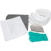 Trousse d'&eacute;quipement de lutte contre les d&eacute;versements, Huile seulement/Universel, Sac, Absorbance de 10 gal. US Oxford Builders Supplies Inc