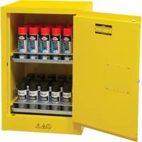 Armoire de rangement pour a&eacute;rosols inflammables, 12 gal., 1 Porte(s), 23" La x 35" h x 18" p Oxford Builders Supplies Inc
