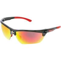 Dominator DM3 Series Safety Glasses, Orange Mirror Lens, Anti-Fog/Anti-Scratch, ANSI Z87+ Oxford Builders Supplies Inc