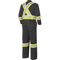 7702BK Combinaison ignifuge et r&eacute;sistant &agrave; l'arc &eacute;lectrique 88/12 FR-Tech, Taille 36, Noir, 9,7 cal/cm² Oxford Builders Supplies Inc