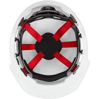 Front Brim Hardhat, Meets CSA Type 1, Ratchet Suspension, Non-Vented Oxford Builders Supplies Inc