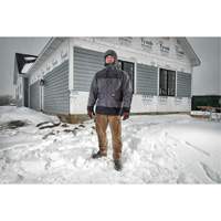 Hydrobreak Rainshell Jacket, Men's, 3X-Large, Grey Oxford Builders Supplies Inc