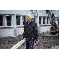 High-Visbility Cuffed Beanie, One Size, Green Oxford Builders Supplies Inc