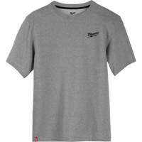 T-shirt de travail hybride, Hommes, Petit, Gris Oxford Builders Supplies Inc