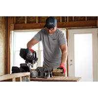 T-shirt de travail hybride, Hommes, Petit, Gris Oxford Builders Supplies Inc