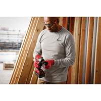 T-shirt de travail hybride, Hommes, Petit, Gris Oxford Builders Supplies Inc